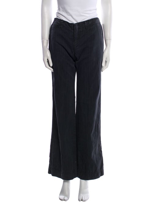 Nili Lotan Striped Wide Leg Pants