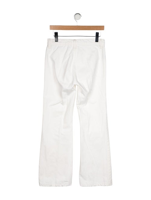 Nili Lotan Mid-Rise Wide Leg Jeans