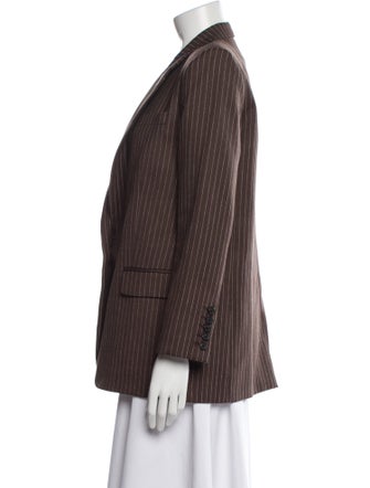 Nili Lotan Virgin Wool Striped Blazer