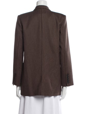 Nili Lotan Virgin Wool Striped Blazer