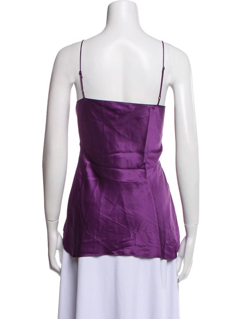 Nili Lotan Silk V-Neck Top