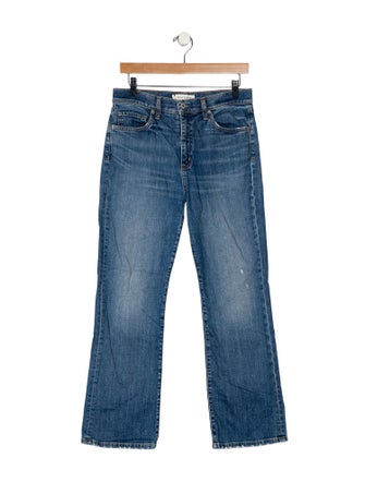 Nili Lotan Mid-Rise Wide Leg Jeans