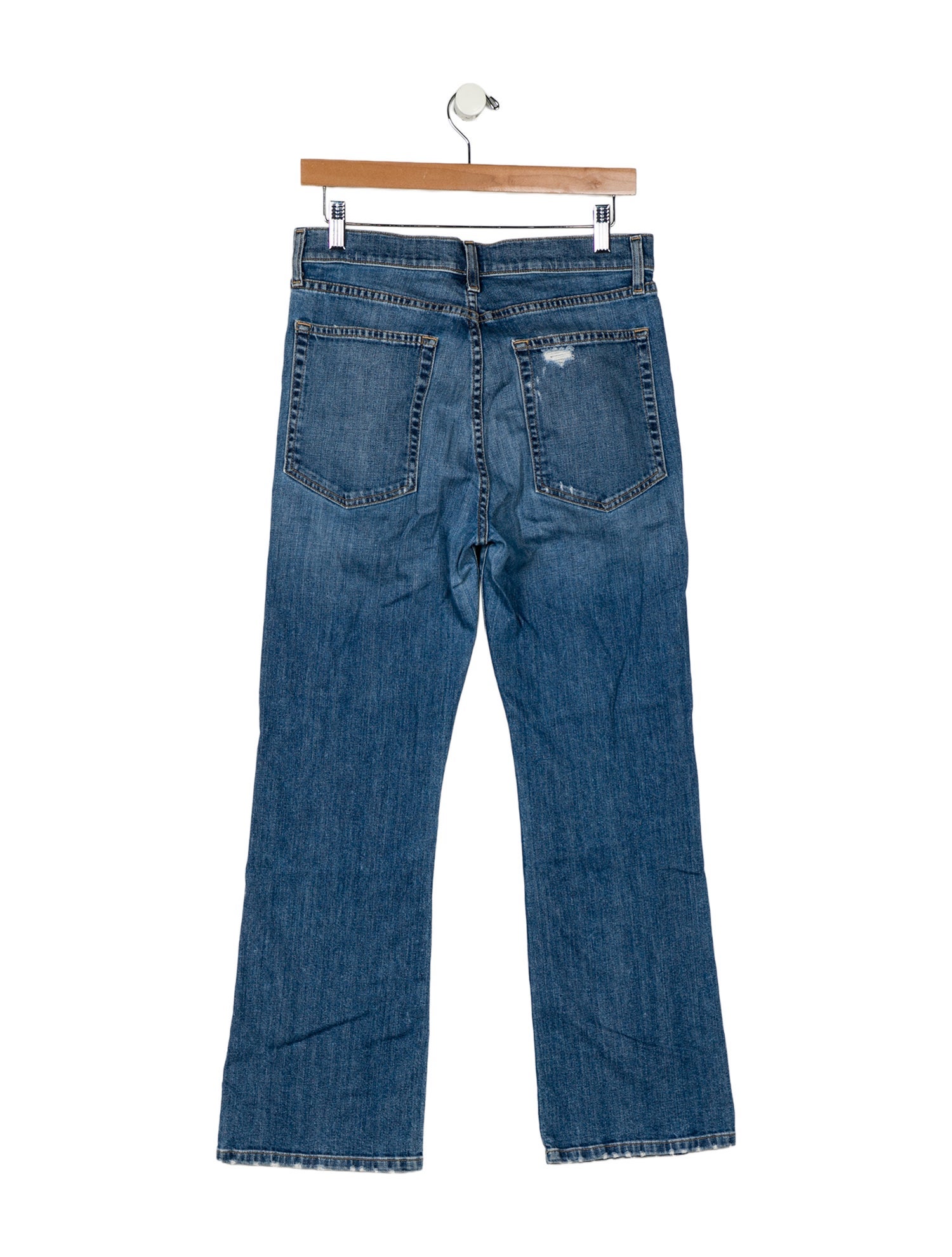 Nili Lotan Mid-Rise Wide Leg Jeans