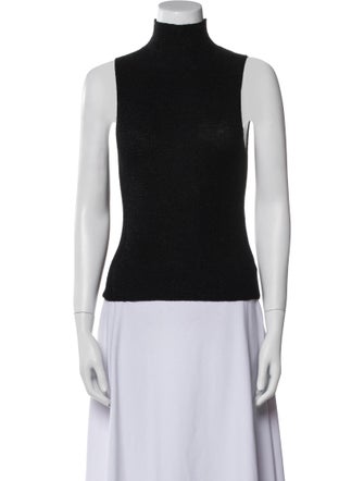 Nili Lotan Turtleneck Sleeveless Top