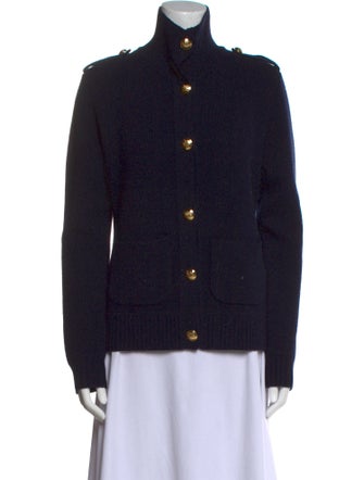 Nili Lotan Virgin Wool Mock Neck Sweater