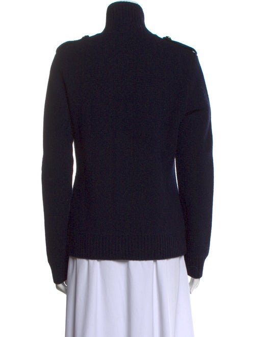 Nili Lotan Virgin Wool Mock Neck Sweater