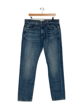 Nili Lotan High-Rise Straight Leg Jeans