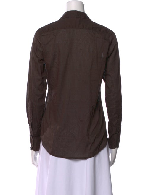 Nili Lotan Long Sleeve Button-Up Top