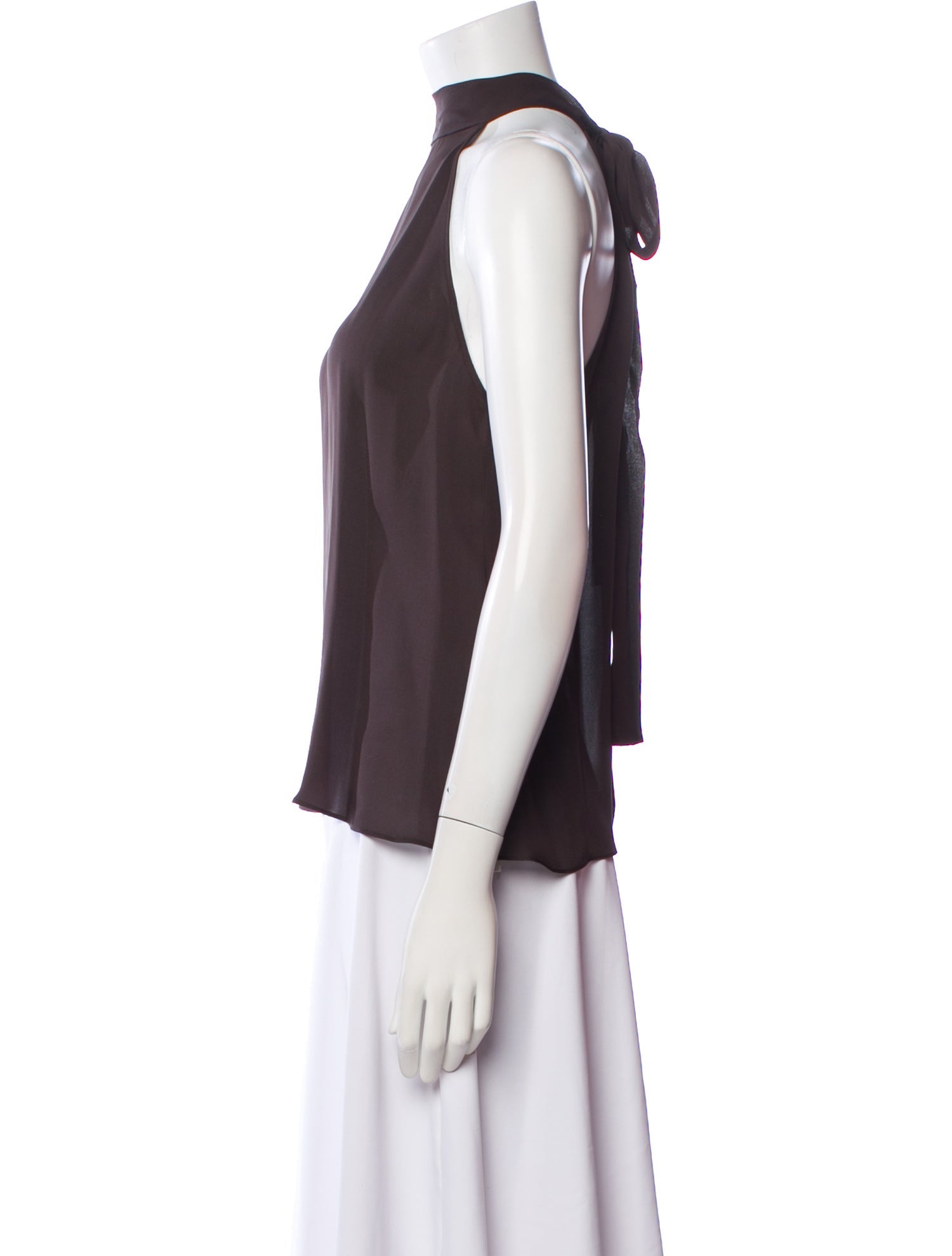 Nili Lotan Silk Halterneck Blouse w/ Tags