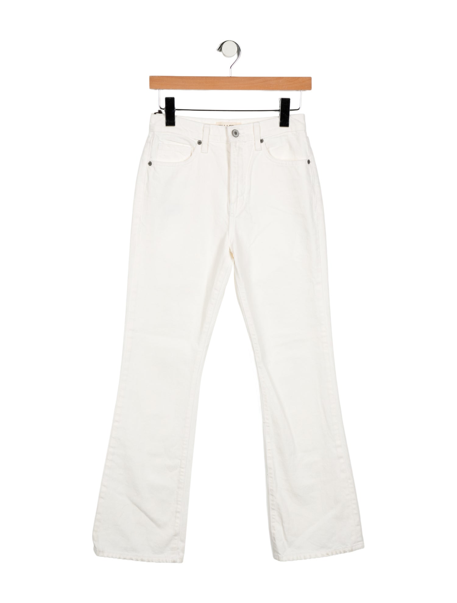 Nili Lotan Mid-Rise Wide Leg Jeans