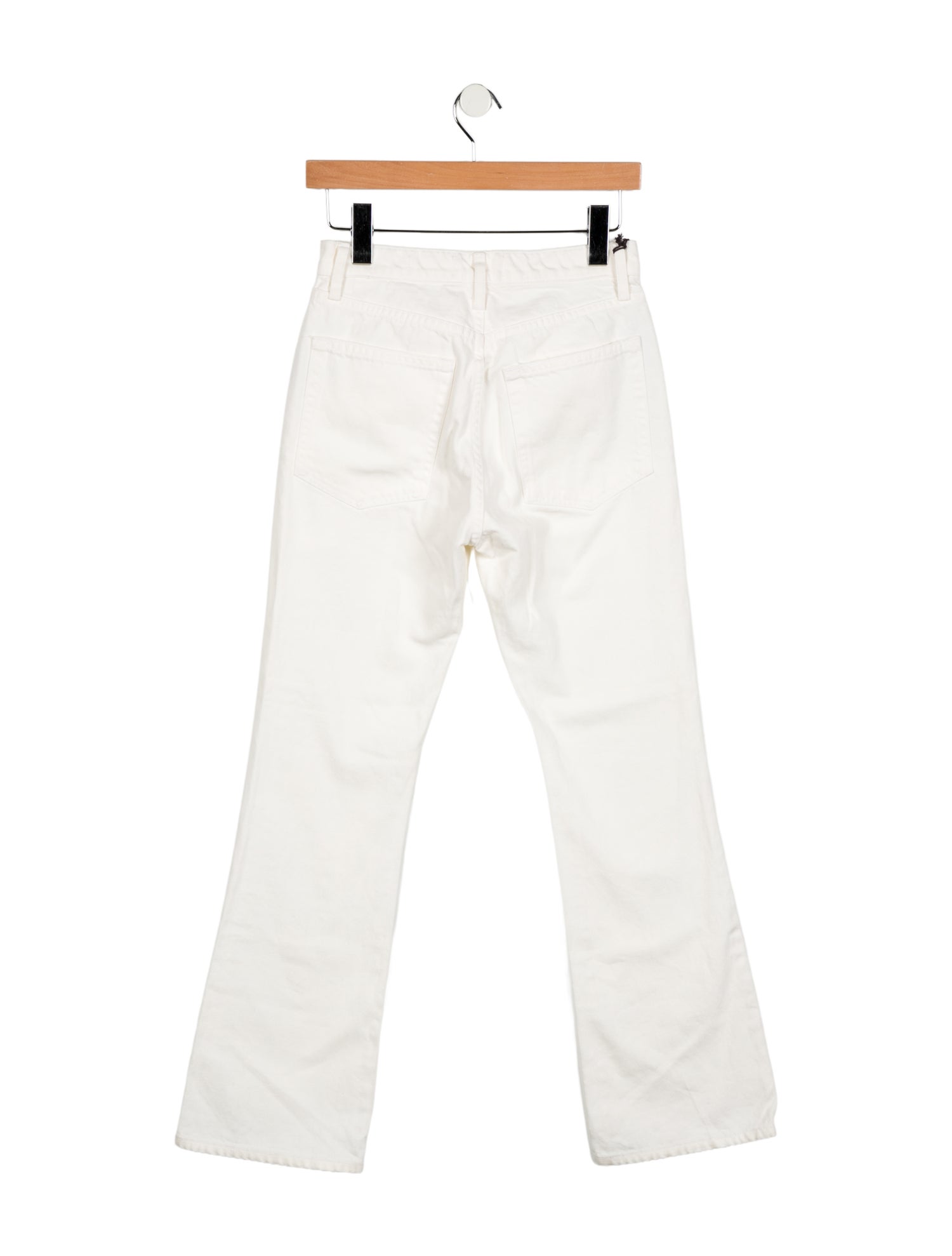 Nili Lotan Mid-Rise Wide Leg Jeans