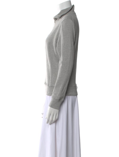 Nili Lotan Mock Neck Long Sleeve Sweatshirt