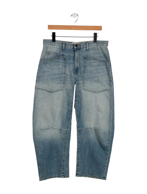 Nili Lotan High-Rise Wide Leg Jeans