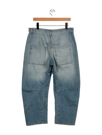 Nili Lotan High-Rise Wide Leg Jeans