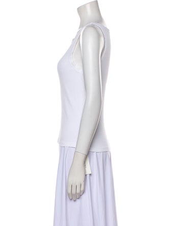 Nili Lotan Scoop Neck Sleeveless Top