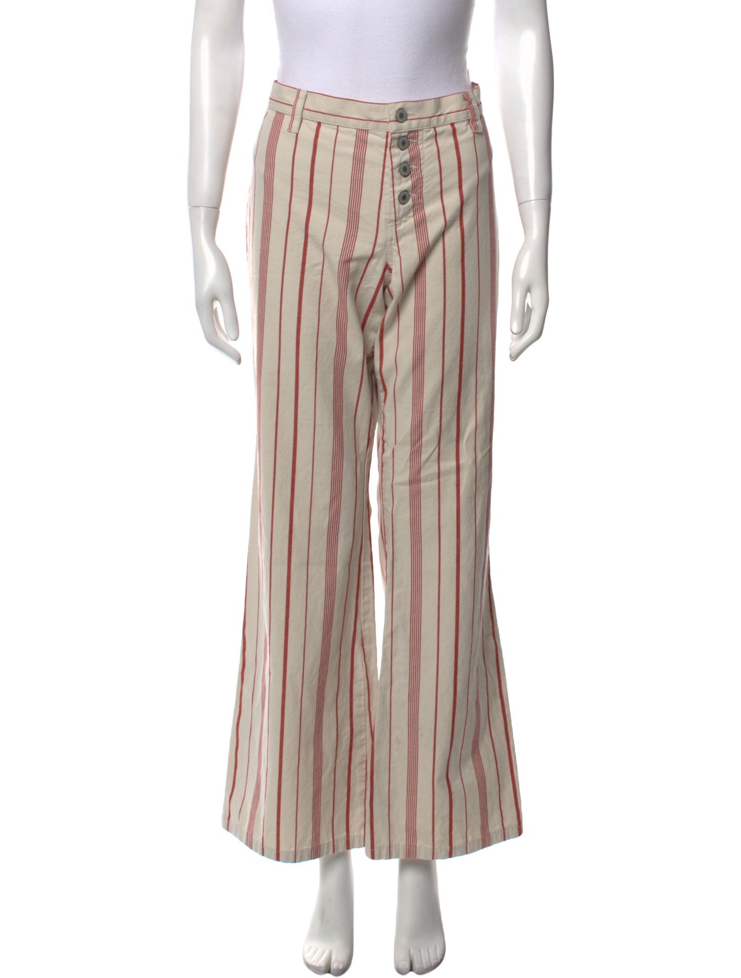 Nili Lotan Striped Wide Leg Pants