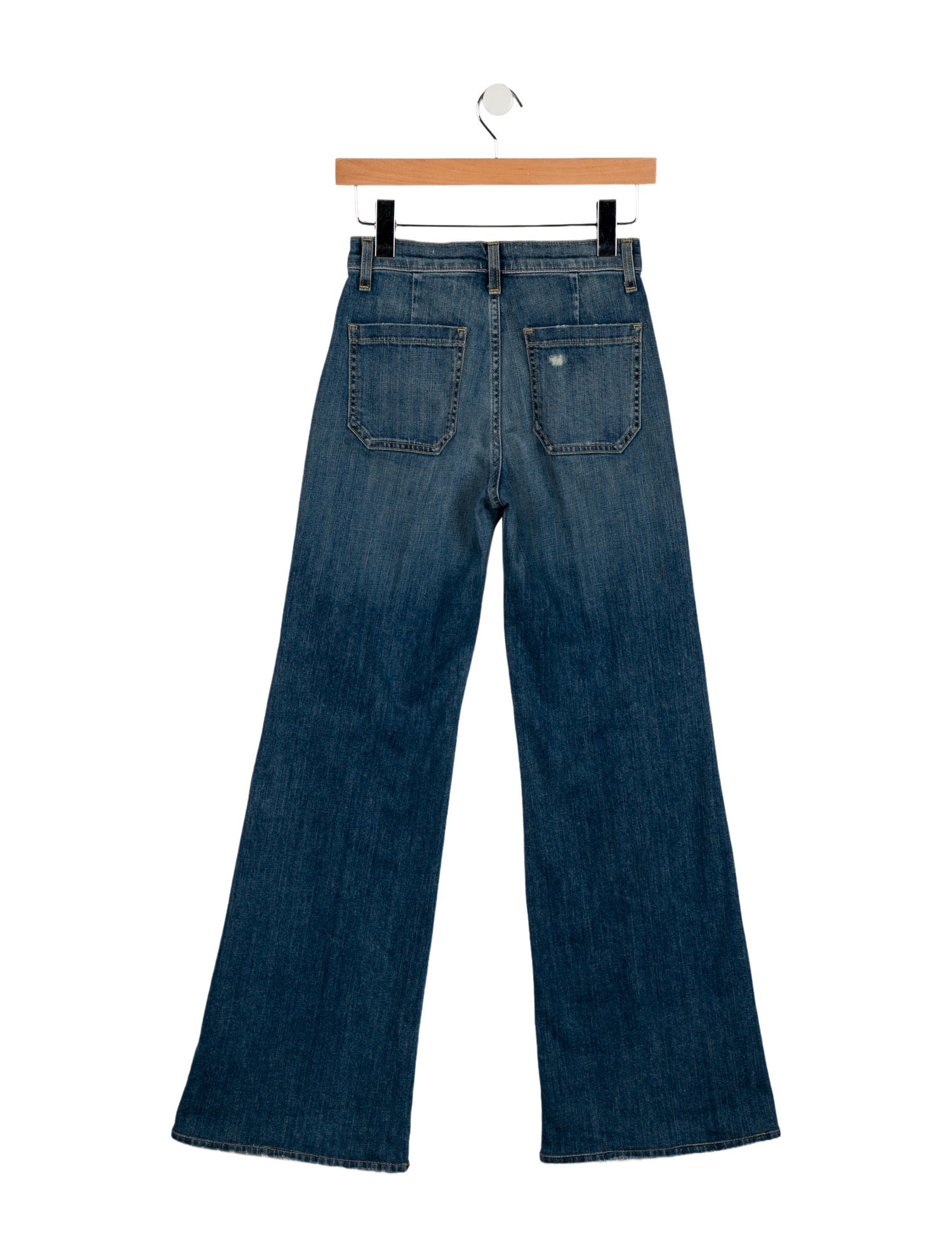 Nili Lotan Mid-Rise Wide Leg Jeans