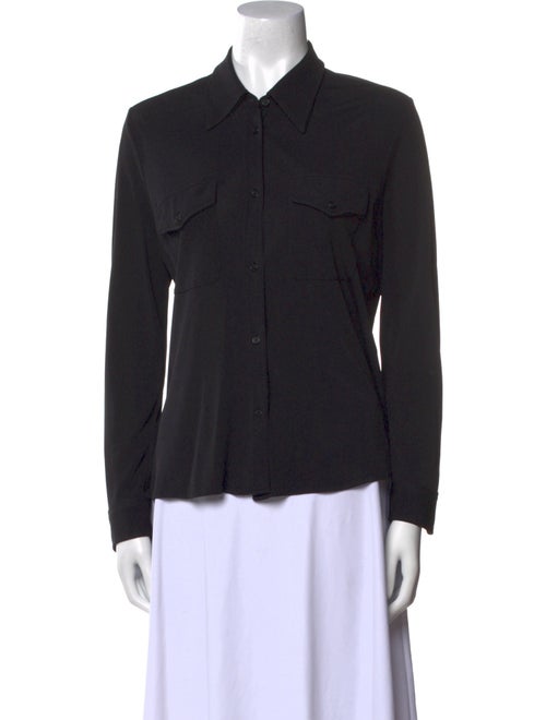 Nili Lotan Long Sleeve Button-Up Top