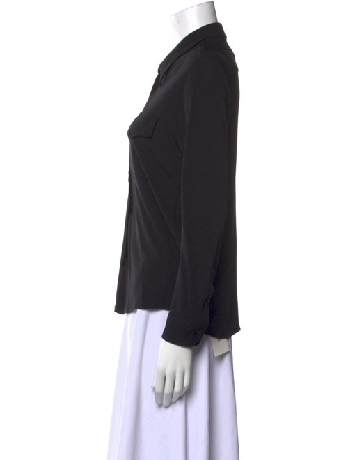 Nili Lotan Long Sleeve Button-Up Top