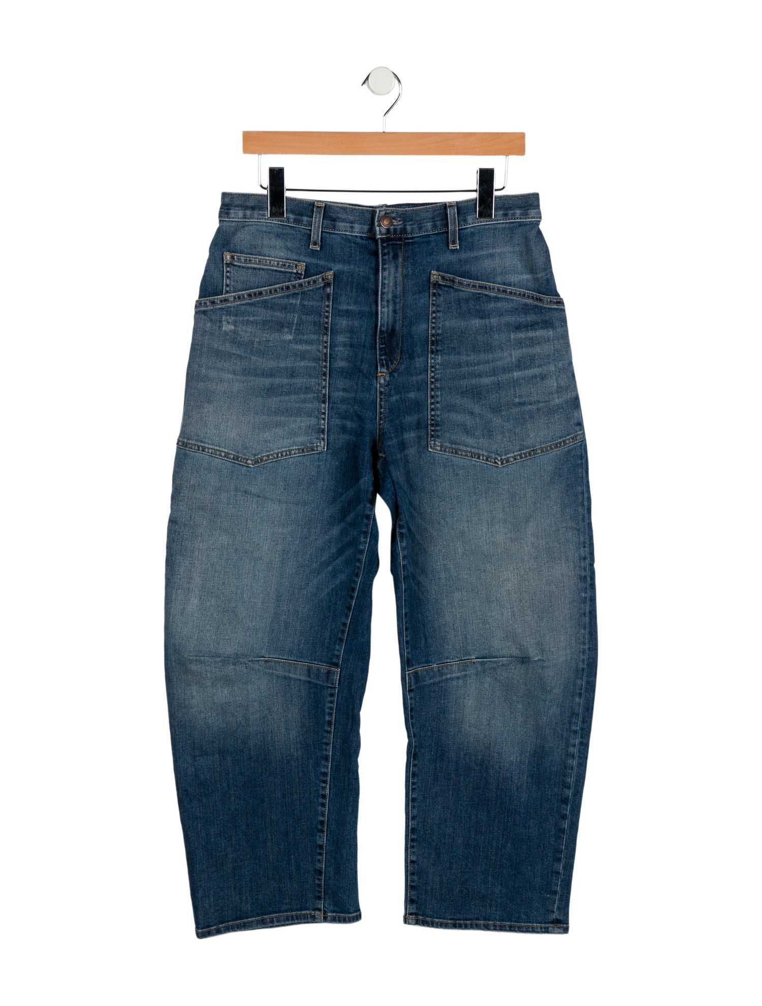 Nili Lotan High-Rise Wide Leg Jeans