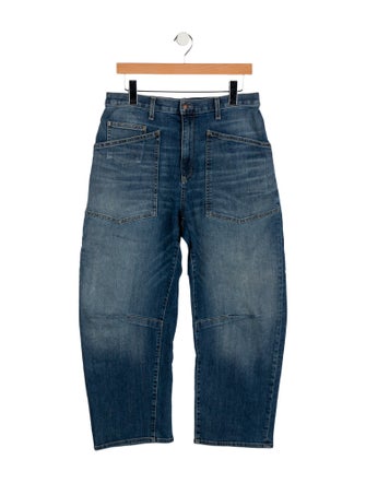 Nili Lotan High-Rise Wide Leg Jeans