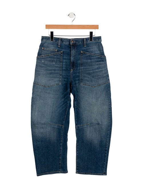 Nili Lotan High-Rise Wide Leg Jeans