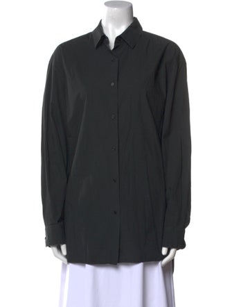 Nili Lotan Long Sleeve Button-Up Top