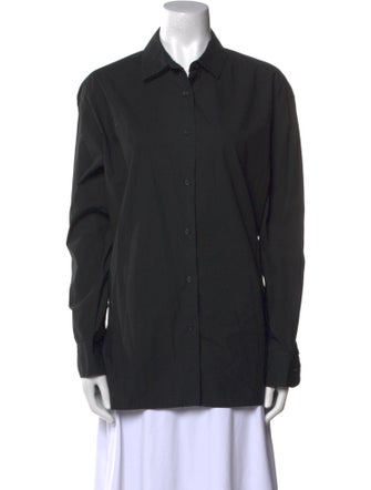 Nili Lotan Long Sleeve Button-Up Top