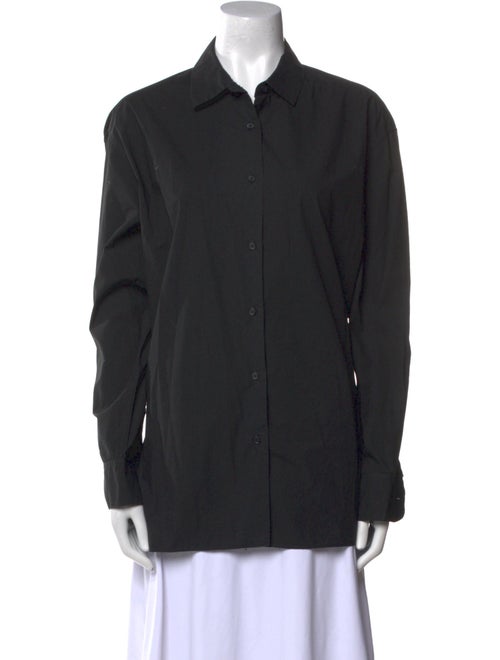 Nili Lotan Long Sleeve Button-Up Top