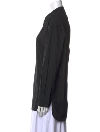 Nili Lotan Long Sleeve Button-Up Top