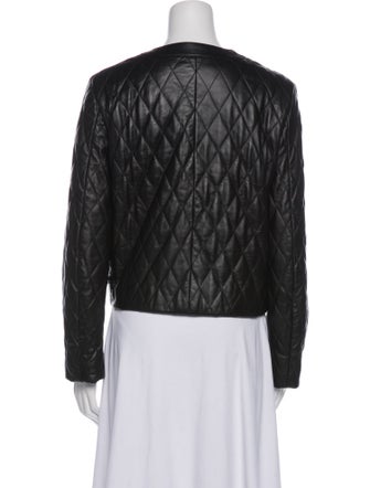 Nili Lotan Lamb Leather Evening Jacket