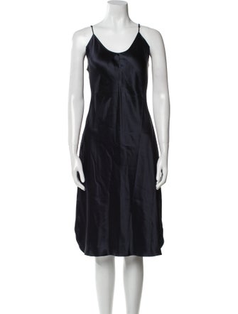 Nili Lotan Silk Knee-Length Dress