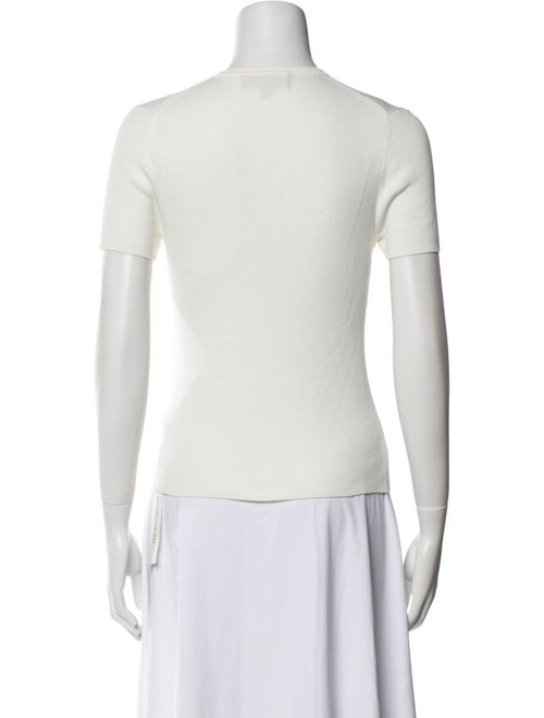 Nili Lotan V-Neck Short Sleeve Polo