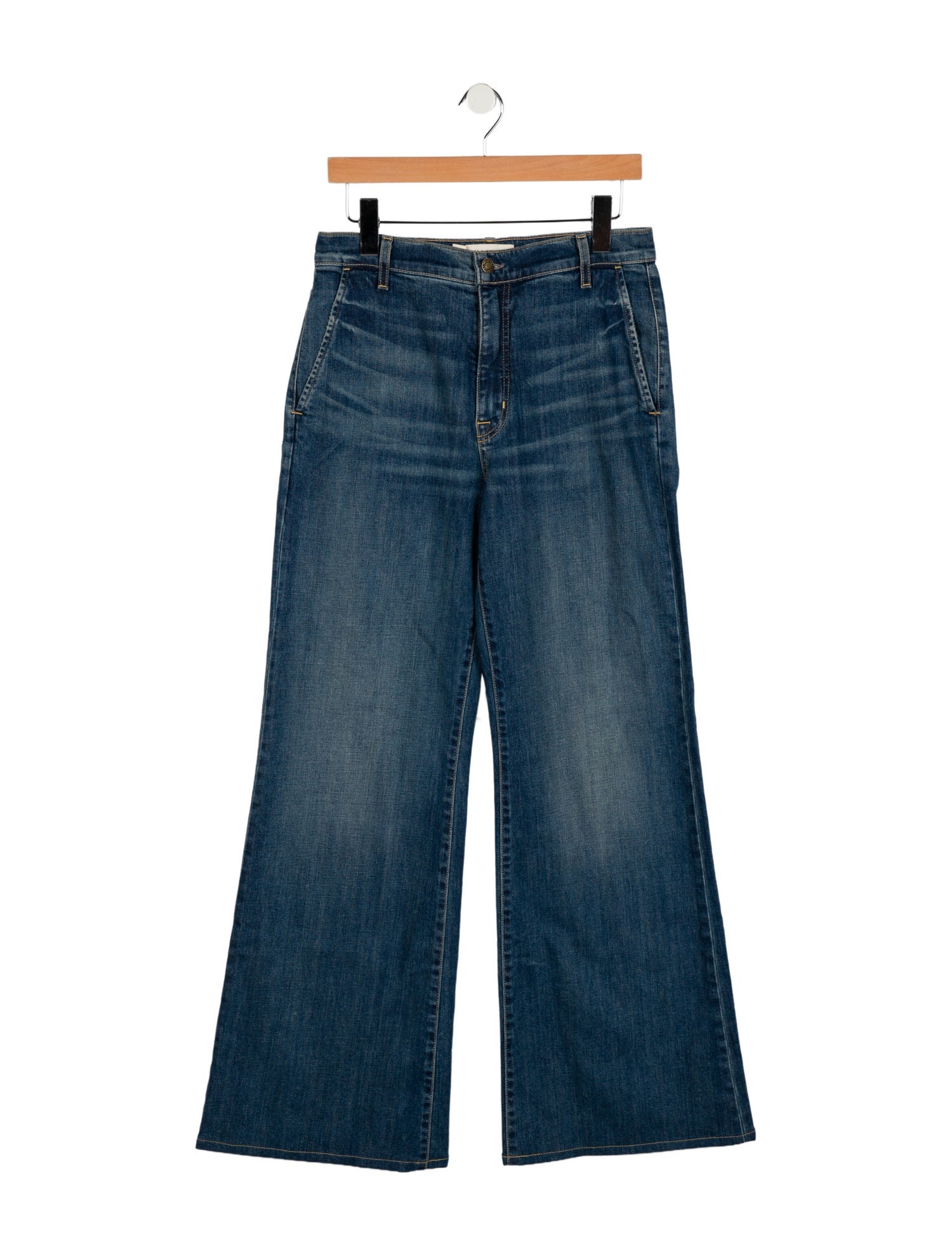 Nili Lotan High-Rise Wide Leg Jeans