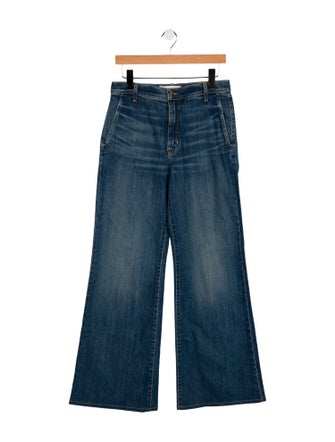 Nili Lotan High-Rise Wide Leg Jeans