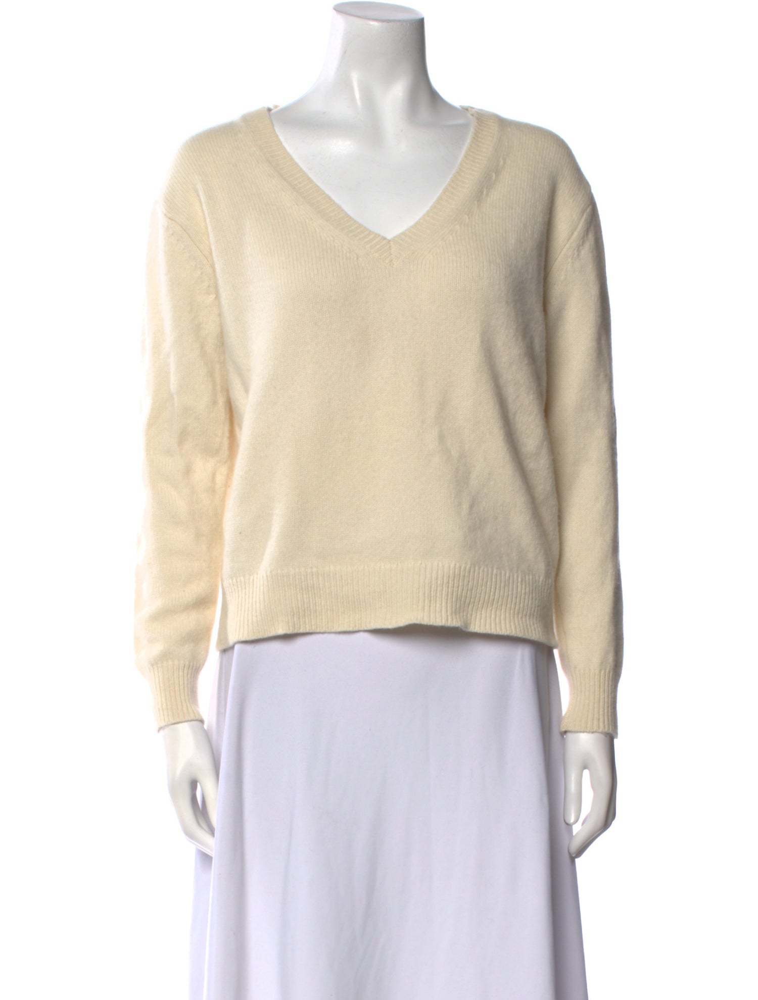 Nili Lotan Wool V-Neck Sweater