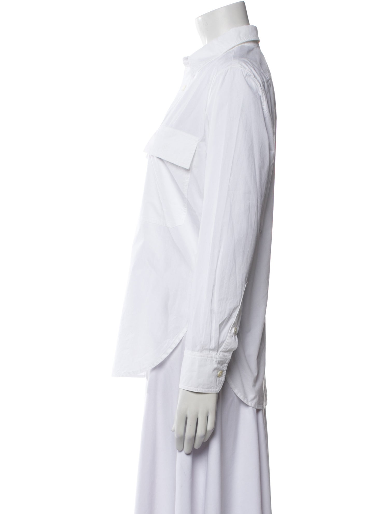 Nili Lotan Long Sleeve Button-Up Top