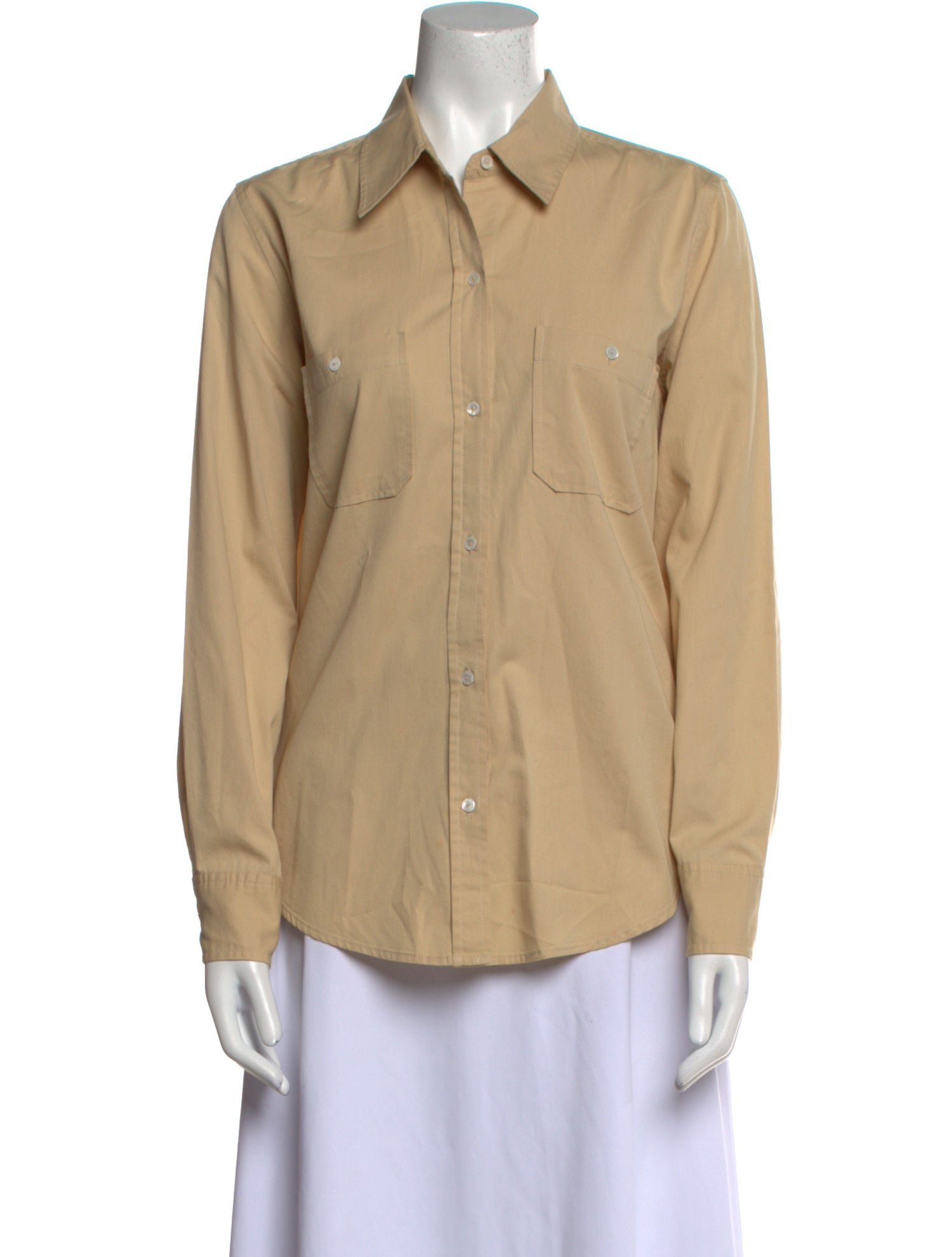 Nili Lotan Long Sleeve Button-Up Top