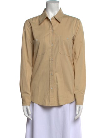 Nili Lotan Long Sleeve Button-Up Top