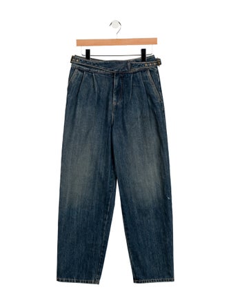 Nili Lotan High-Rise Wide Leg Jeans