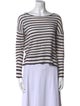 Nili Lotan Linen Striped Top