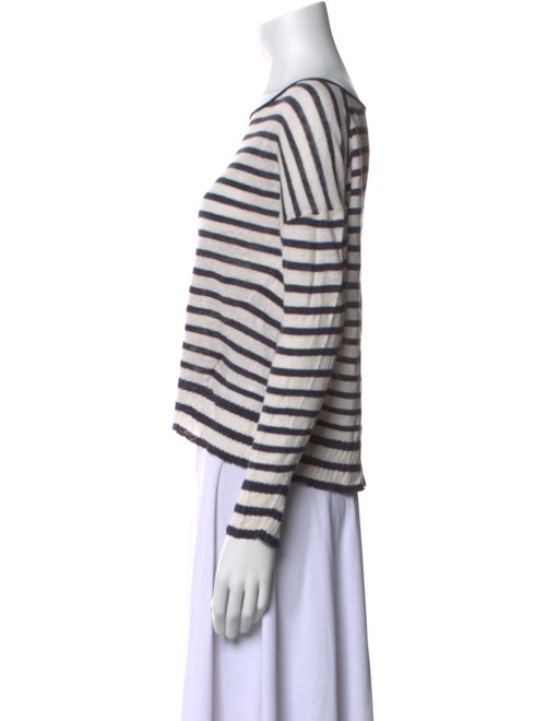 Nili Lotan Linen Striped Top