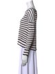 Nili Lotan Linen Striped Top