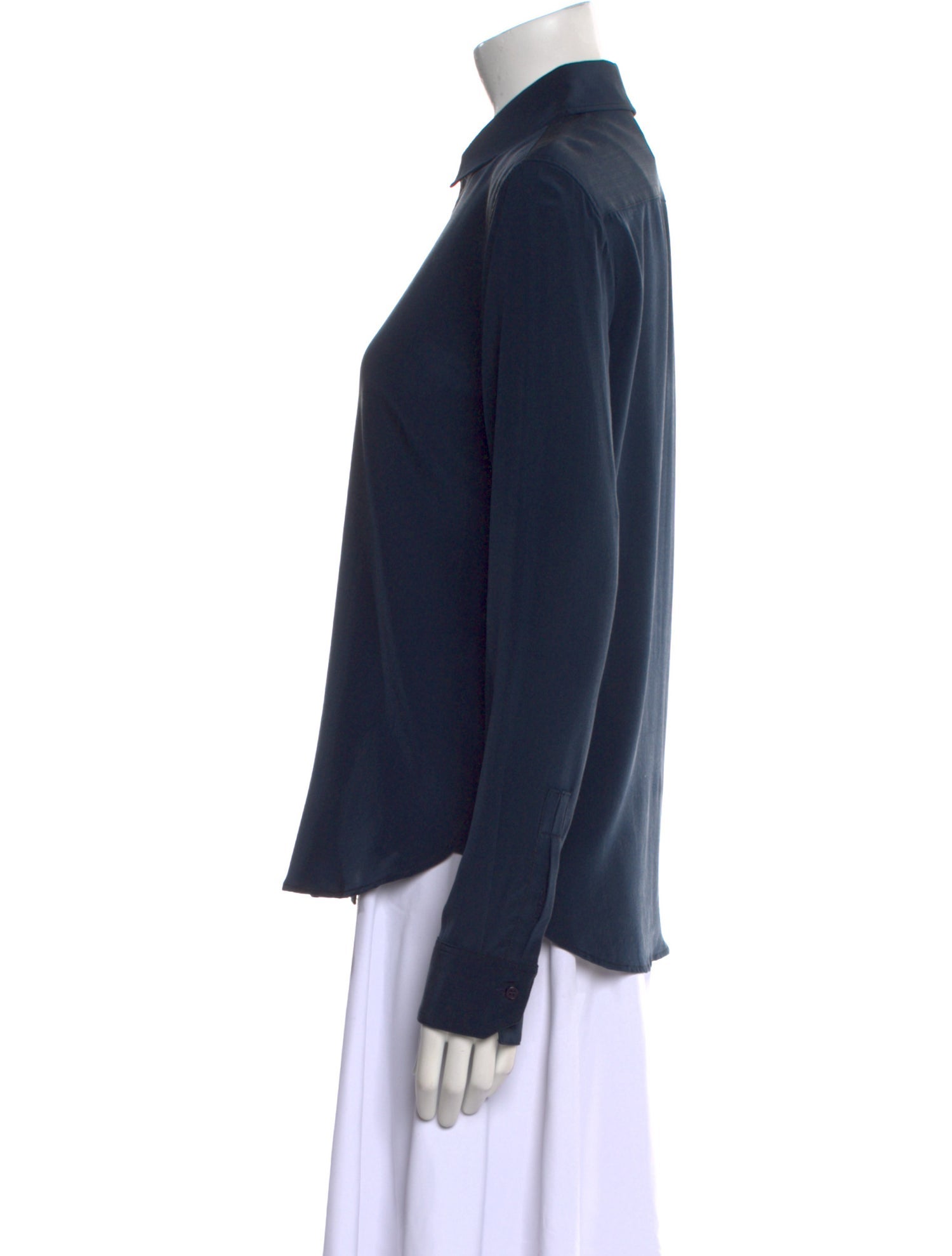 Nili Lotan Long Sleeve Button-Up Top