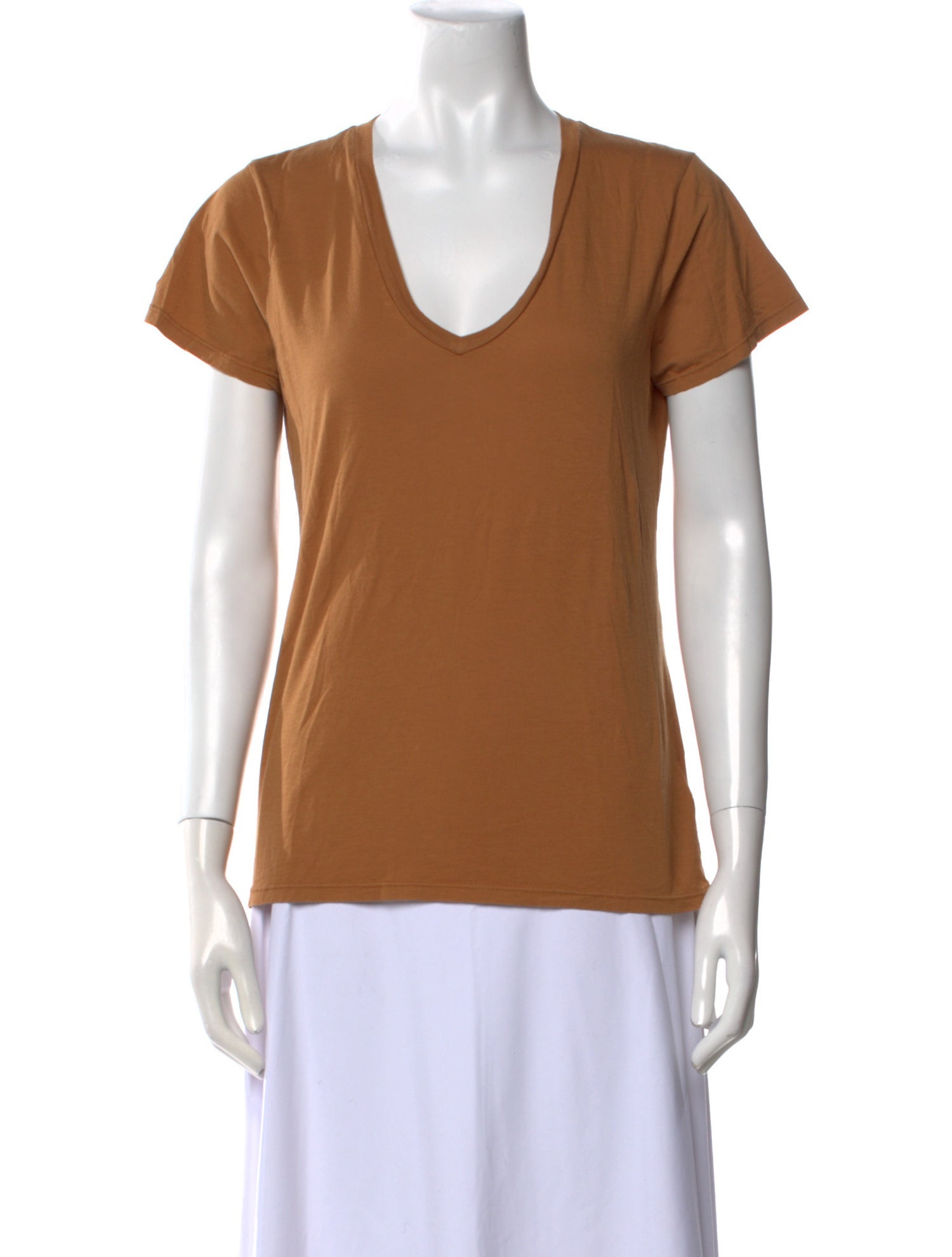 Nili Lotan V-Neck Short Sleeve T-Shirt