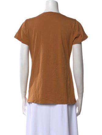Nili Lotan V-Neck Short Sleeve T-Shirt