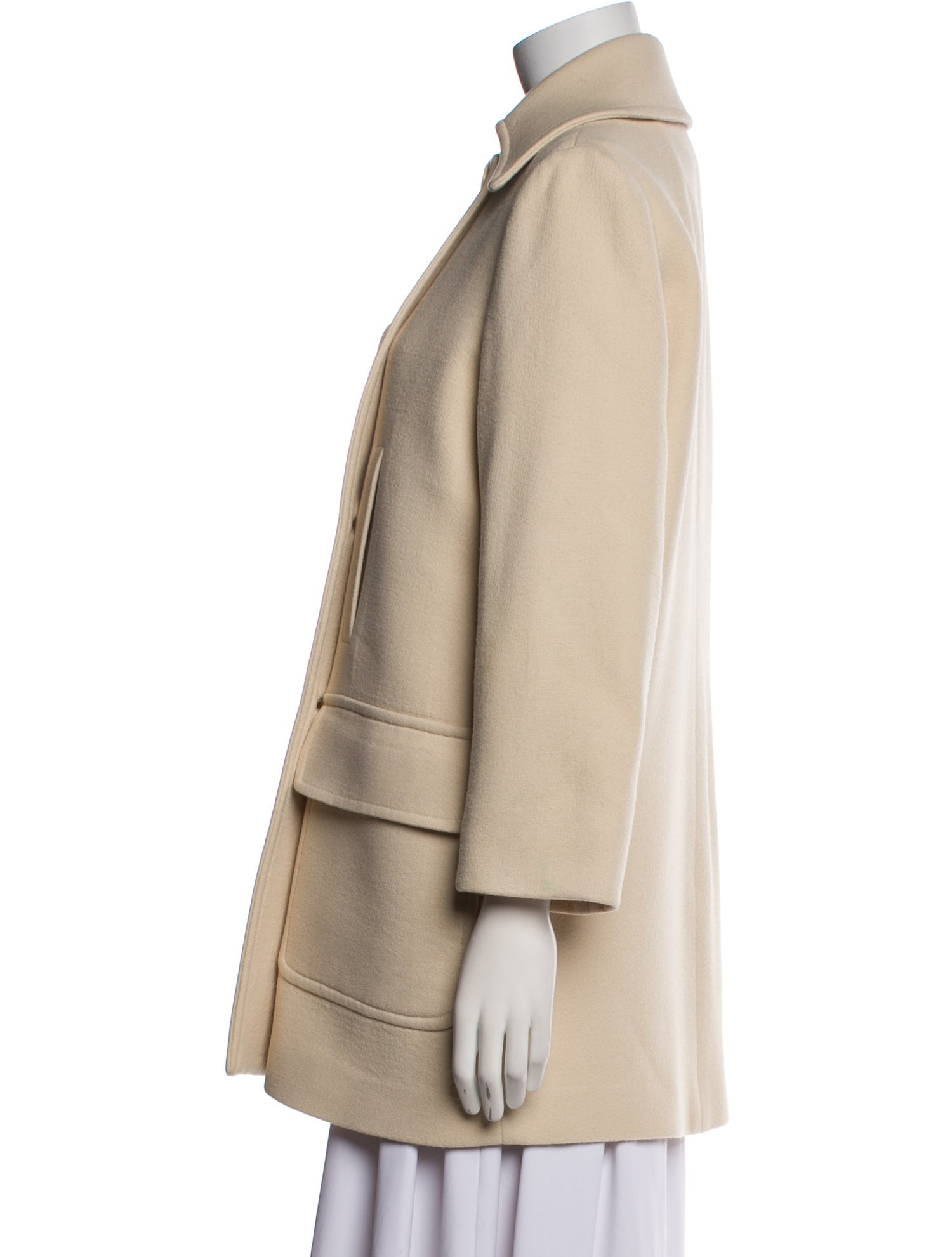 Nili Lotan Virgin Wool Peacoat
