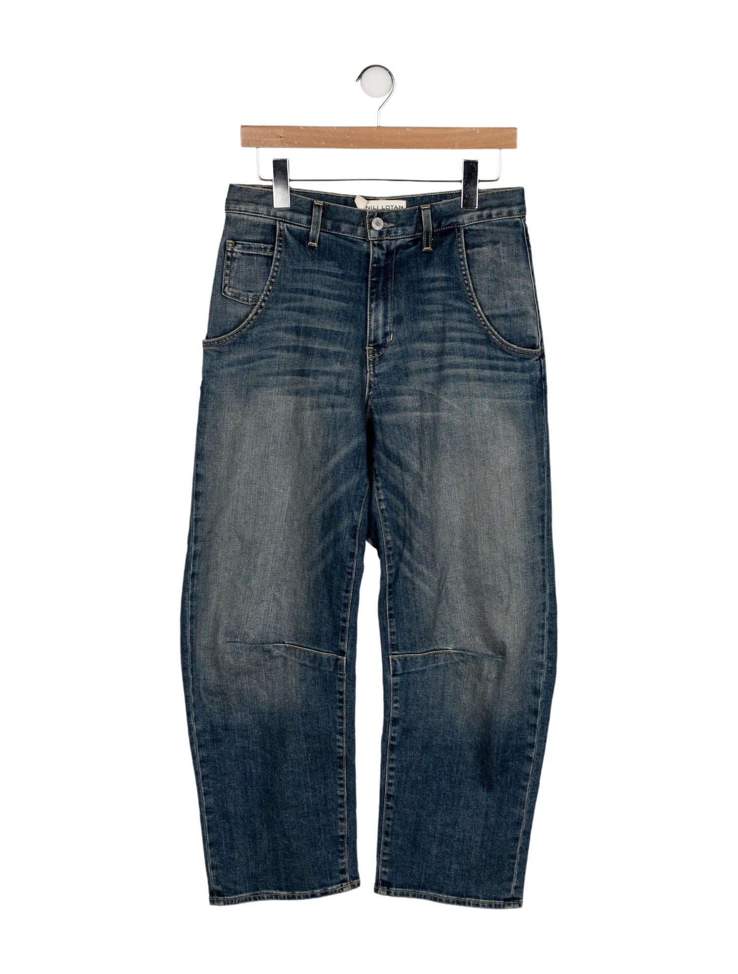 Nili Lotan High-Rise Wide Leg Jeans