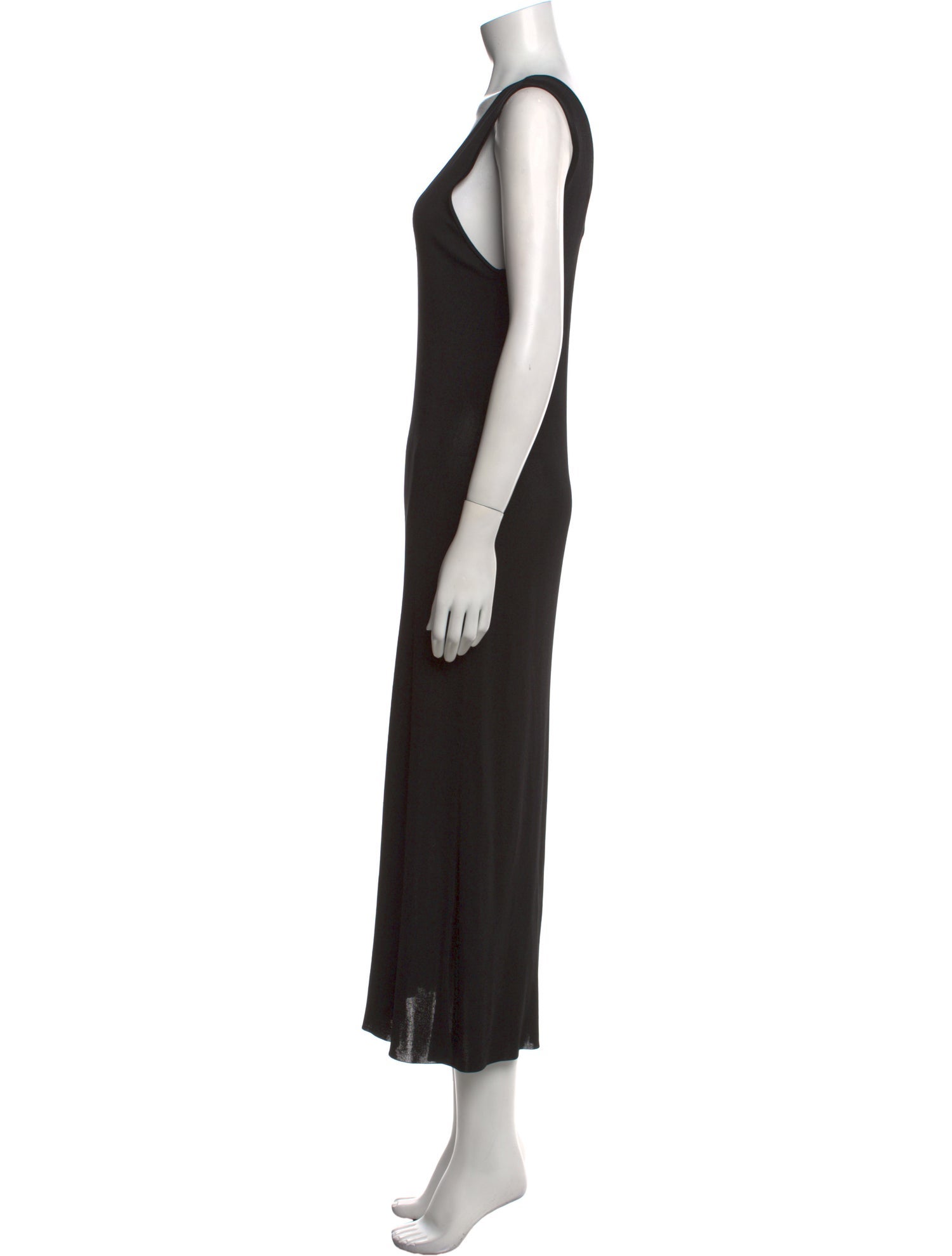 Nili Lotan V-Neck Long Dress