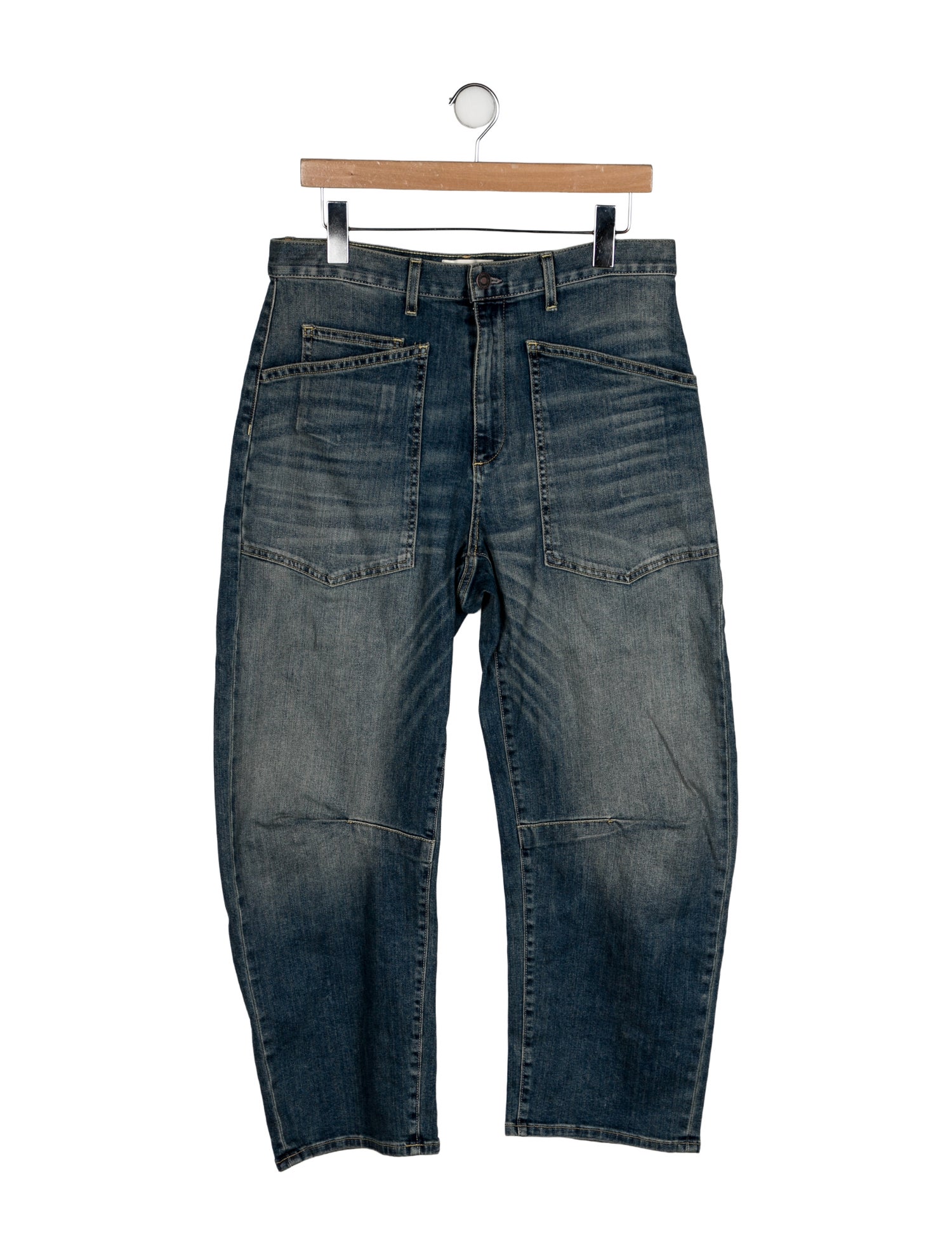 Nili Lotan High-Rise Straight Leg Jeans